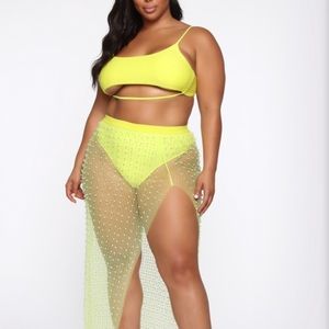 Fashion Nova Cabana Nights 3 piece Swim Set